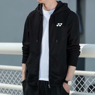 Áo hoodie thể thao tay dài dáng rộng phong cách yonex cho nam nữ