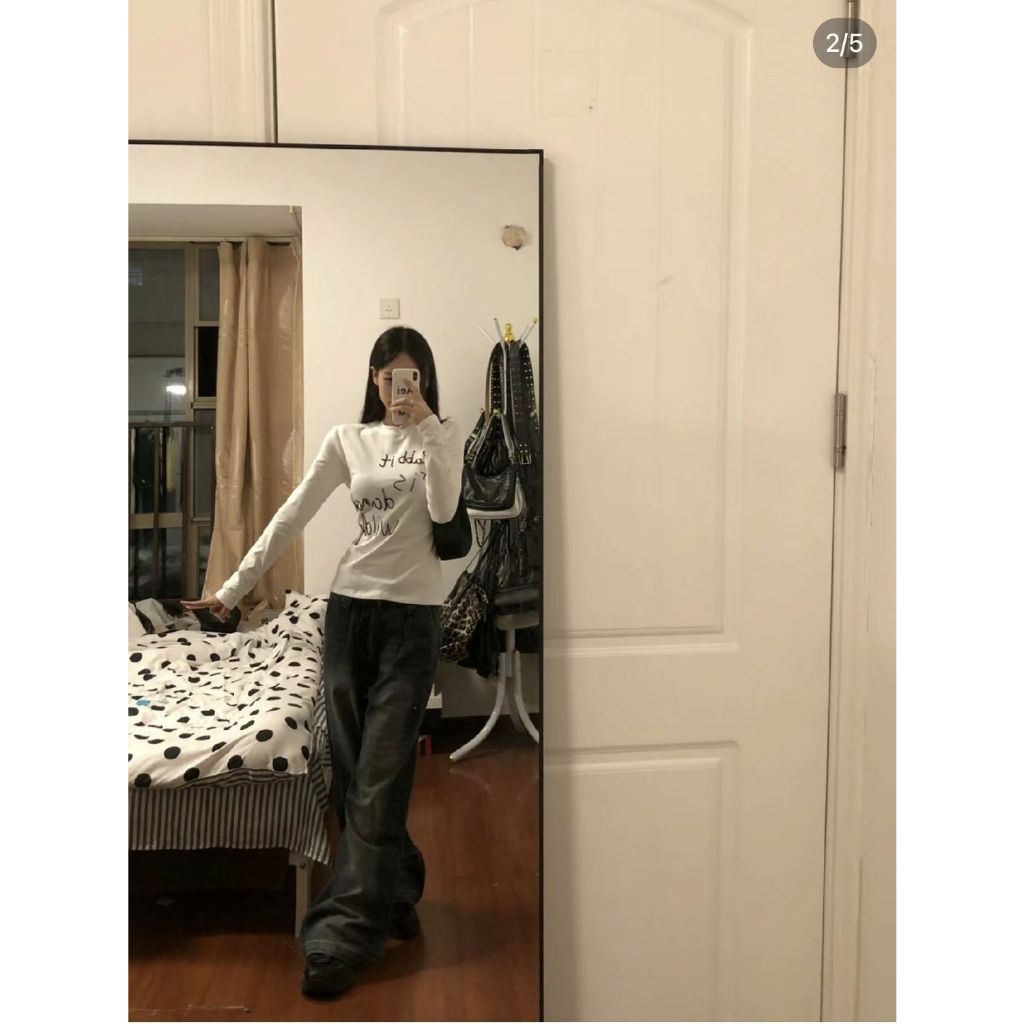 Honypove Áo Thun Nữ Ngắn Tay Màu Trắng Phong Cách Mới