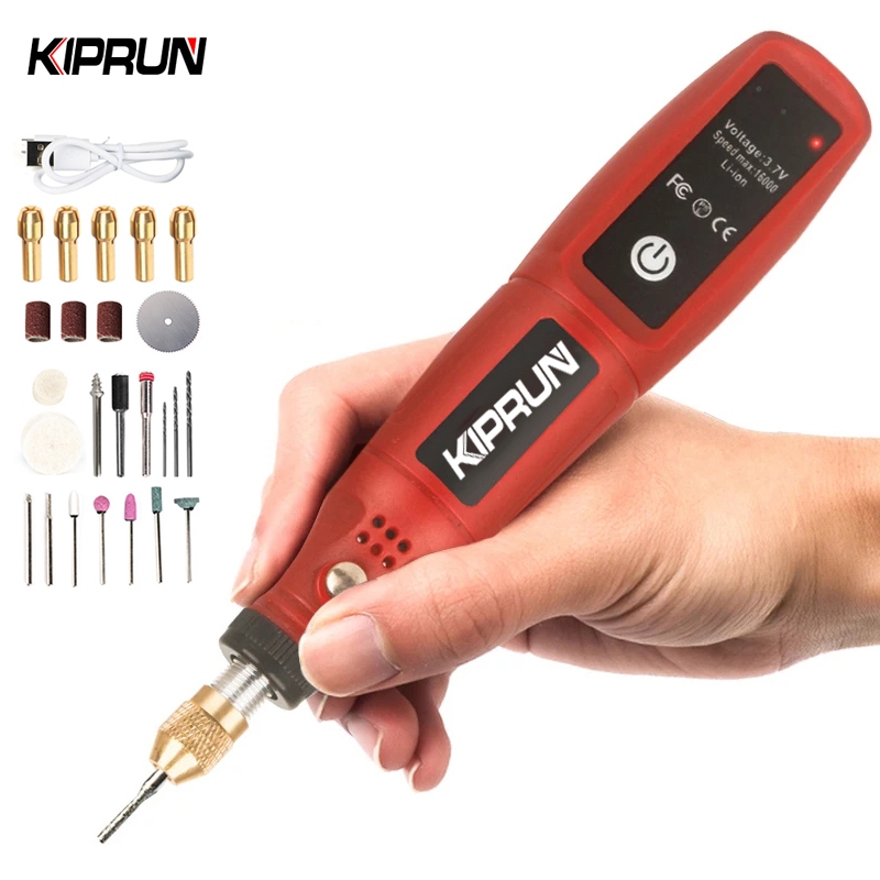 Bộ Dụng Cụ Khoan Điện Không Dây 3.6V Tốc Độ Cố Định Cho Trang Sức Kim Loại Dremel
