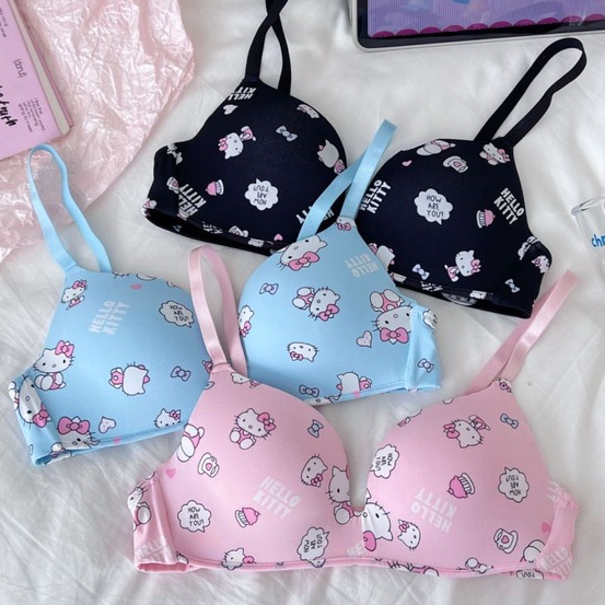 Áo Lót Nâng Ngực Không Dây Chống Trượt Kiểu Nhật Bản Dễ Thương Cho Bạn Gái