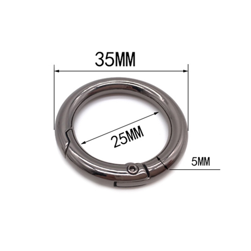 Vòng Lò Xo Bằng Kim Loại Dùng Làm Móc Khóa Hành Lý diy