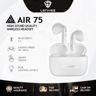LENYES AIR 75 Tai Nghe bluetooth 5.1 Tai nghe nhét tai bluetooth  không dây TWS mini âm nhạc HIFI có micrô tai nghe bluetooth/tai nge bluetooth/tai nghe ko dây /tai phone bluetooth/tai nghe không dây/tay nghe bluetooth
