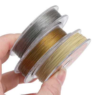 Cuộn Dây Thép 50M Nhiều Màu Sắc Làm Đồ Trang Sức Thủ Công