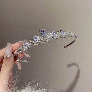 Vương miện cài tóc đính đá zircon sang trọng cho nữ