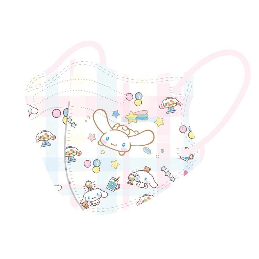 Set 50 Khẩu Trang sanrio 4d 4~12 h0153 Chống Bụi Họa Tiết Hoạt Hình Dễ Thương Cho Bé