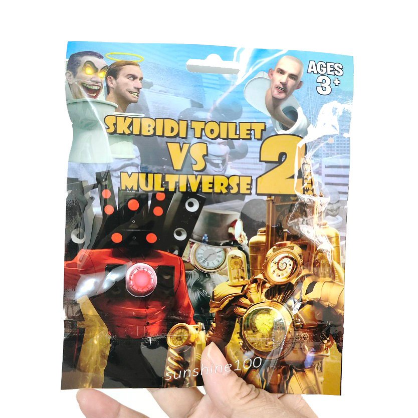 Mới 1 Gói Mô Hình Nhân Vật skibidi toilet Ngộ Nghĩnh