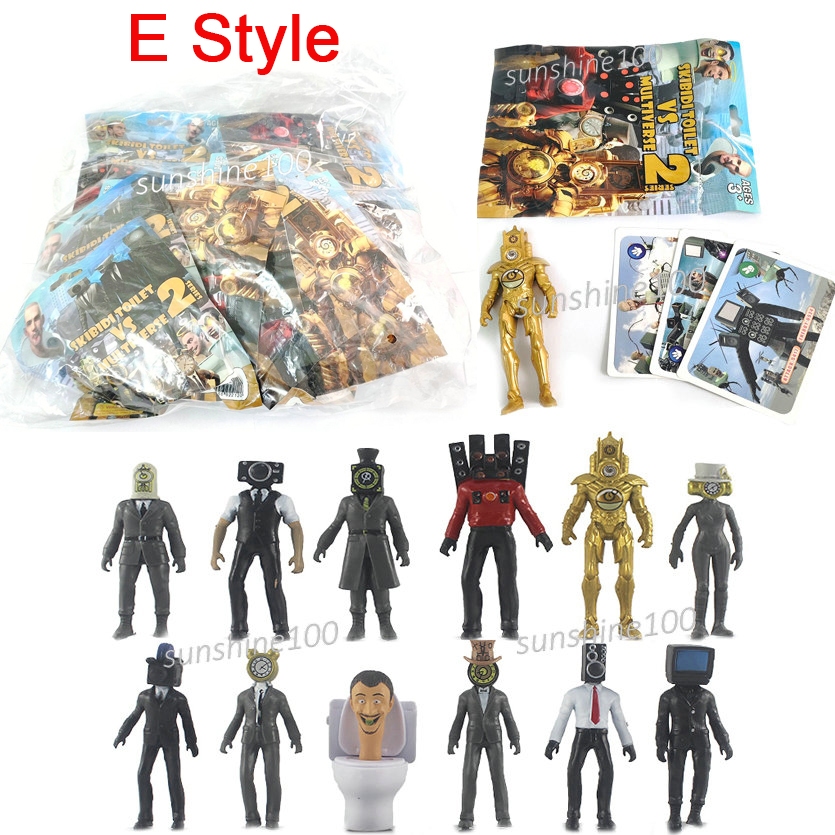 Mới 1 Gói Mô Hình Nhân Vật skibidi toilet Ngộ Nghĩnh