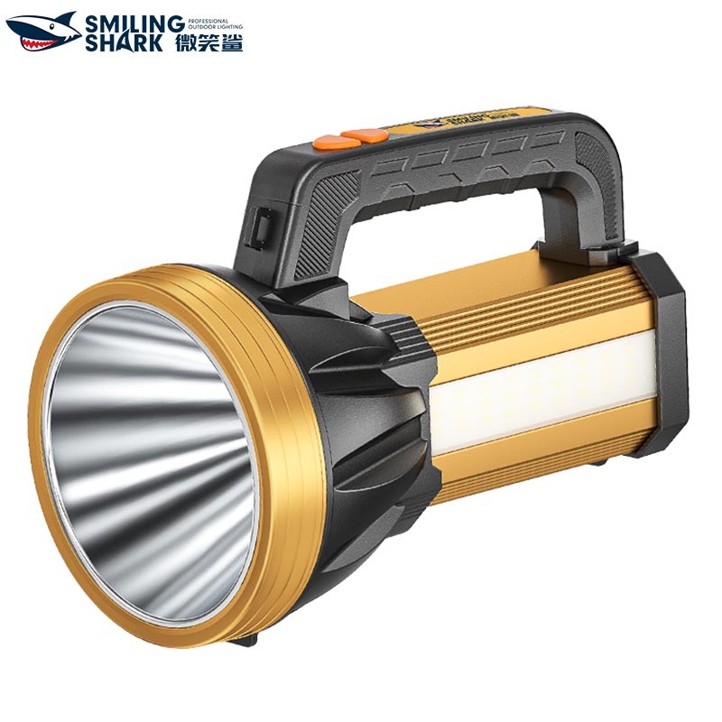 SmilingShark ST3420 đèn pin siêu sáng 3000m Type-C có thể sạc lại 6chế độ không thấm nước để cắm trại làm việc tìm kiếm