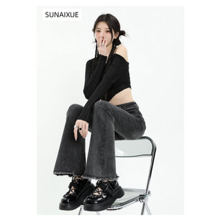 Quần ống loe SUNAIXUE A97L32K 36Z230909 thời trang Hàn Quốc dành cho nữ