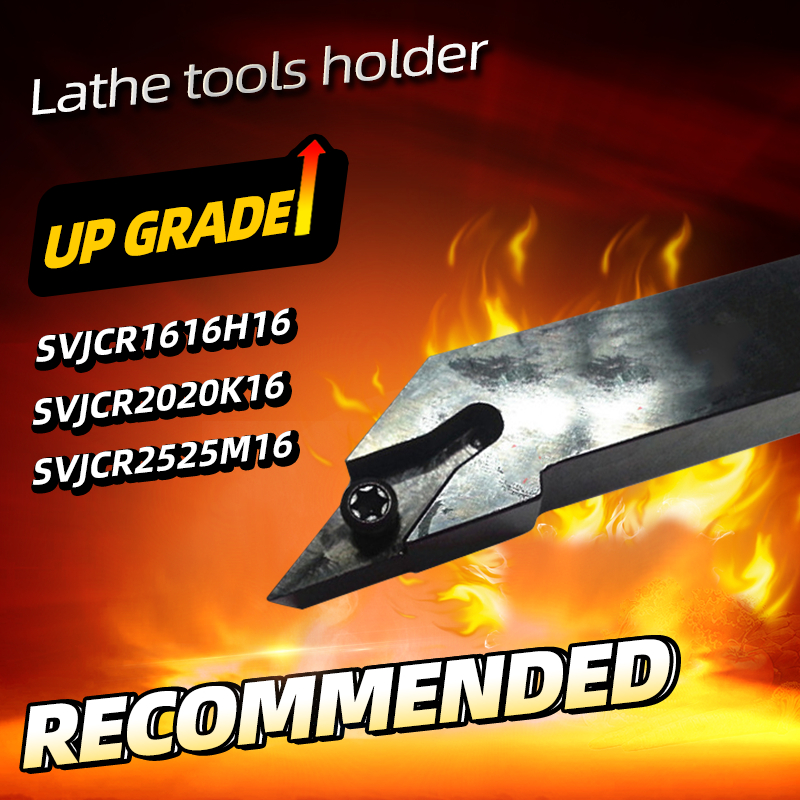 Giá đỡ dụng cụ tiện tiện SVJCR2020K16 SVJCR1616H16 SVJCR2525M16 Giá đỡ dụng cụ tiện bên ngoài Giá đỡ