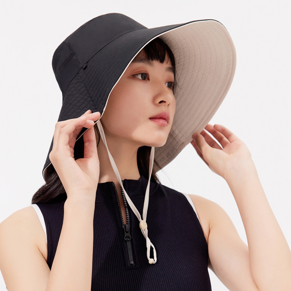 OhSunny Mũ tai bèo sử dụng được hai mặt chống tia UV thời trang UPF50+