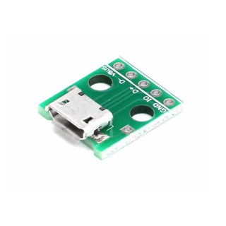 Bảng mạch chuyển đổi micro usb sang dip female loại b 5p