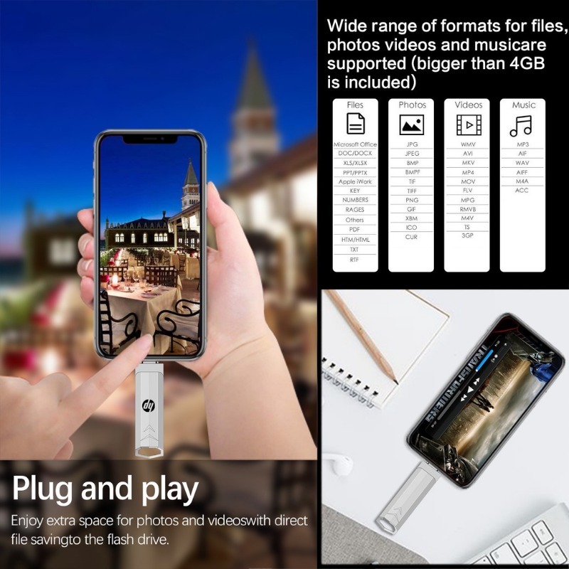 Usb 3.0 OTG 512GB 256GB 128GB 2TB 4 Trong 1 Tốc Độ Cao Cho i / O / S / Tablet / Android / phone / PC | BigBuy360 - bigbuy360.vn