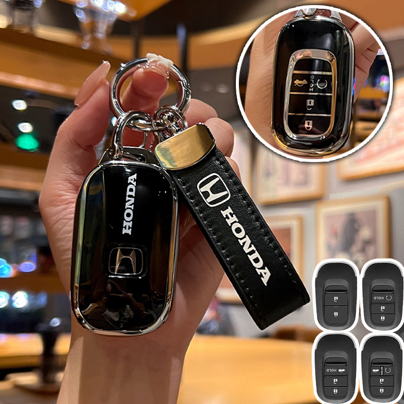 Ốp chìa khoá Honda HRV 2022 - 2023 FE Accord Civic hrv rs 2023 hybrid 2024 crv Pilot TPU bọc chìa kh