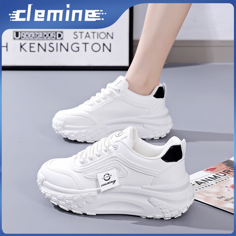 Clemine Giày Thể Thao Da Đế Dày Thời Trang Năng Động