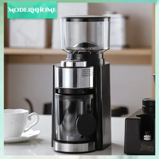 ModernHome Máy Xay Cà Phê Điện Đen Burr Tự Động 25 Cài Đặt Có Thể Điều Chỉnh Công Suất Lớn Cối