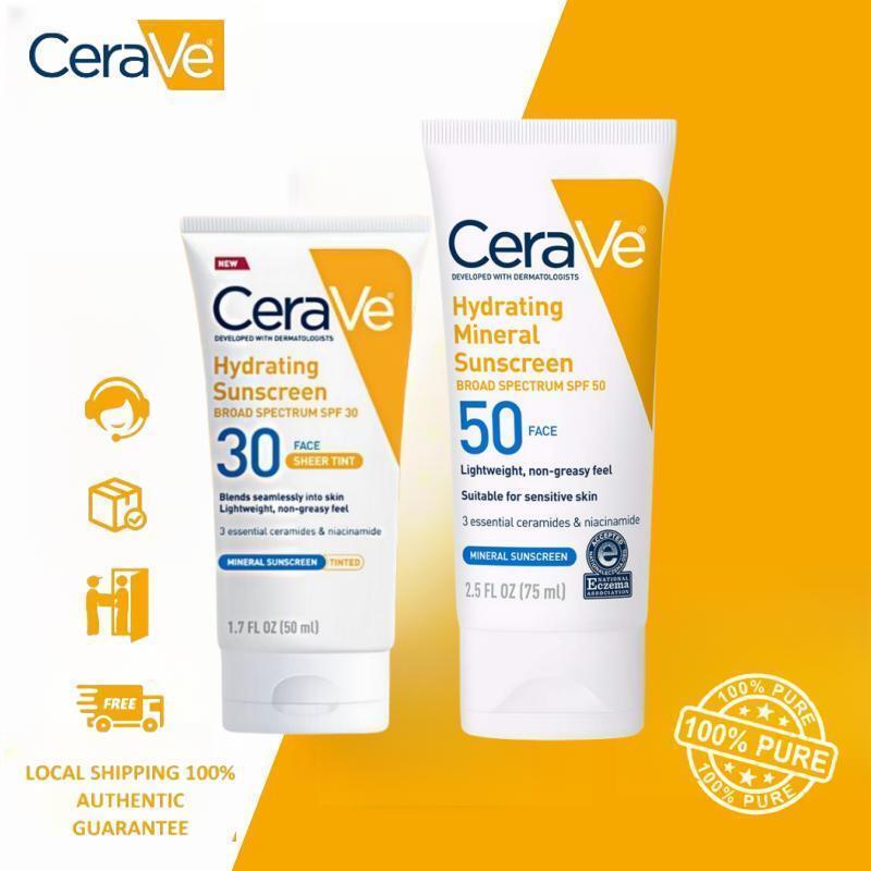 Kem Chống Nắng CeraVe SPF30 / 50 Dưỡng Ẩm Không Gây Dị Ứng