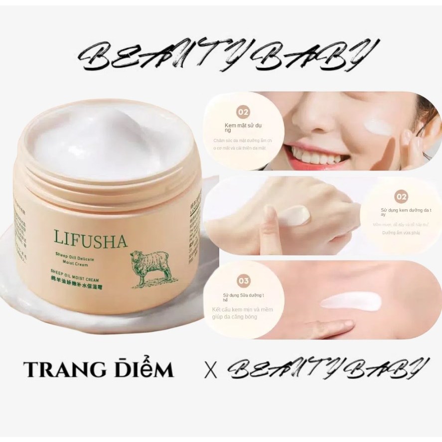 Kem Lanolin Dưỡng Ẩm Chăm Sóc Da Khô Giúp Làm Trắng Kiểm Soát Dầu 46