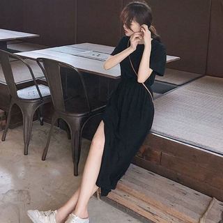 Đầm Chữ A Cổ Tròn In Hình Trái Cây / Ngôi Sao Màu Sắc Xinh Xắn Thời Trang Mùa Hè