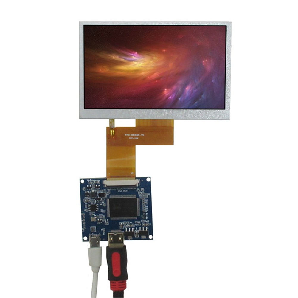 4.3 Inch 480 * 272 Màn Hình LCD Đa Năng Màn Hình Hiển Thị Bộ Điều Khiển Bảng Điều Khiển Mini HDMI-Tư