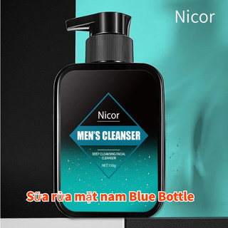 Chai Sữa Rửa Mặt Loại Bỏ Mạt Kiểm Soát Dầu Loại Bỏ Mụn Đầu Đen Cho Nam Giới