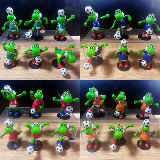 Bộ 6 mô hình nhân vật hoạt hình super mario 8cm