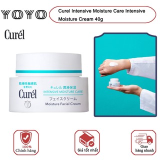 Curel Intensive Moisture Care Intensive Moisture Cream 40g Kem dưỡng phục hồi da nhạy cảm