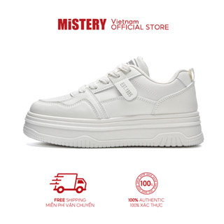 MiSTERY Dày Dưới Da PU Giày Phẳng Thể Thao Sinh Viên MIS-754