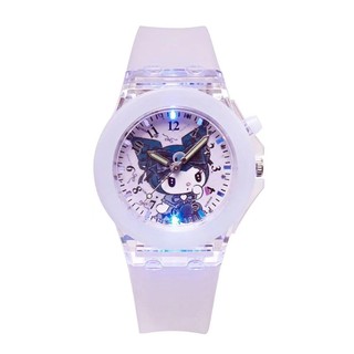 SANRIO Đồng Hồ Đeo Tay Điện Tử Hình Kuromi Hoạt Hình Đáng Yêu Dành Cho Trẻ