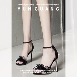 Sandal cao gót hở ngón có size lớn cao cấp thời trang dành cho nữ