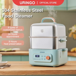 Nồi hấp bằng thép không gỉ 304 hai tầng dung tích 12l