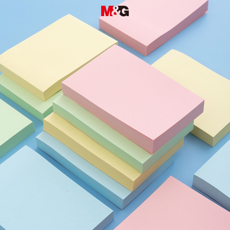 M&G giấy note ghi chú  Set 100 Nhãn Dán Ghi Chú 4 Màu 76 * 76mm 4 Màu