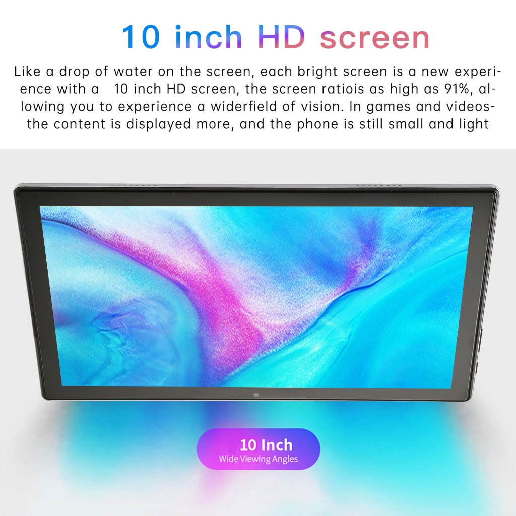 AKOASM Máy tính bảng 10 inch 8 nhân 5GWiFi cho Android 11 6GB 256GB ROM Dual SIM Loa kép 7000mah Pin có thể gọi được 100‑240V | BigBuy360 - bigbuy360.vn