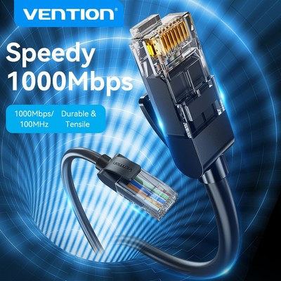 Cáp Kết Nối Vention Cat5e Ethernet LAN 1000Mbps RJ45 UTP Ethernet Cáp LAN Cho Laptop PC