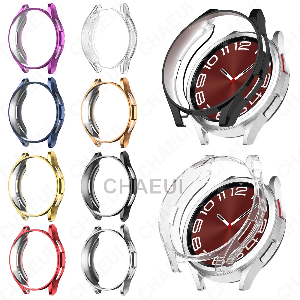 Ốp Bảo Vệ Màn Hình TPU Bảo Vệ Nửa Bao Cho Galaxy Watch 6 4 Classic 47mm 43mm 42mm 46mm
