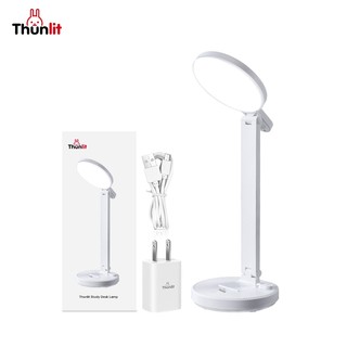 Đèn bàn học Thunlit bảo vệ mắt 2000mAh có thể sạc lại 3 nhiệt độ màu có thể điều chỉnh vùng ánh sáng lớn