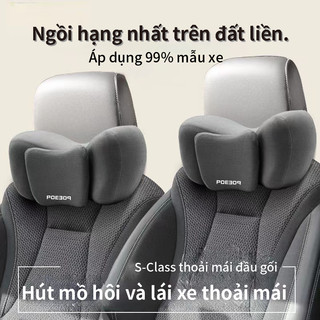 Gối kê cổ tựa đầu gắn ghế ngồi xe hơi tiện dụng gối xe hơi ghế tựa đầu bộ nhớ bông gối