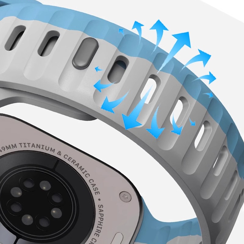 Dây Đeo Bằng Silicone Mềm Cho iwatch Band Ultra 49mm 44mm 45mm 42mm 41mm 42mm 38mm iwatch Serise 8 7 6 5