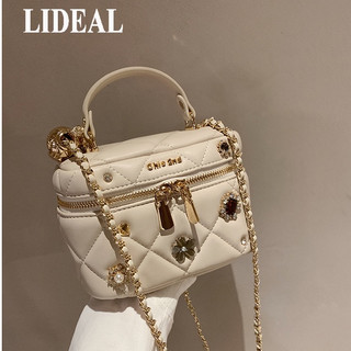 LIDEAL túi xách nữ túi đeo chéo 2023NEW Korean Cute Cực xinh Thiết kế độc đáo GDJ23B093W 47Z231124