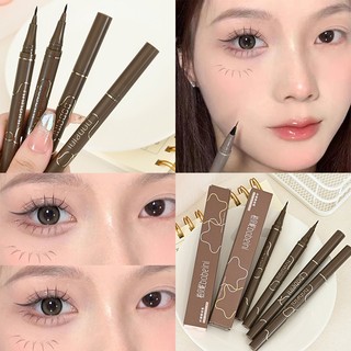 Bút Kẻ Mắt Dạng Lỏng 3 Màu Siêu Mịn Tự Nhiên Mau Khô Mịn Màng Chống Nước Lâu Trôi Không Lem