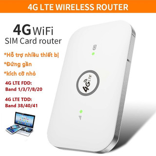 Bộ phát wifi 4g lte từ sim và modem wifi 4g bộ định tuyến mifi không dây 150mmps wifi di động