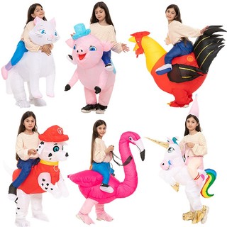  Bộ Đồ Bơm Hơi Hóa Trang Khủng Long Dễ Thương Vui Nhộn Cho Bé 