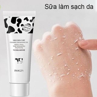 Gel tẩy tế bào chết hương sữa giúp tẩy da chết 80g