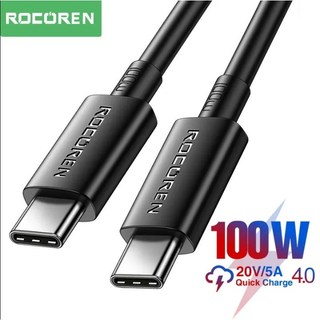 Cáp sạc nhanh 100w chuẩn usb c và type c 5a pd cho iphone android