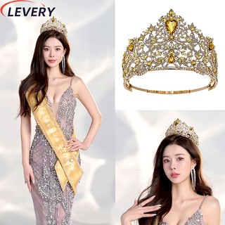 Vương Miện Cô Dâu Vương Miện Lớn Điều Chỉnh Được Có Thể Được "Quyền Lực Không Phải" Vương Miện tiara Đính Đá tiara 2023 miss universe "