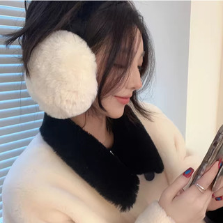 Korean Fashion Ear Bag Earmuffs Cute Solid Color Warm Foldable Design Solid Color Ear Accessories