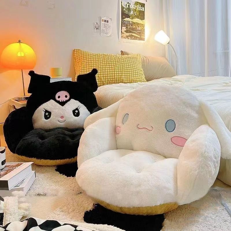 🔥HOT🔥 Đệm Ghế Sanrio Đệm Ngồi Ghế sofa lưng một chỗ ngồi lười biếng, sàn phòng ngủ, cửa sổ nổi, đệm mông dày lên