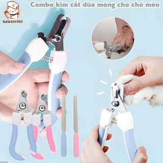 Bộ kềm cắt móng kèm giũa móng cho chó mèo/Kìm cắt móng chó mèo LI0135