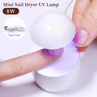Đèn hong khô sơn móng tay uv mini UR SUGAR 8w kèm cáp usb tiện dụng chất lượng cao