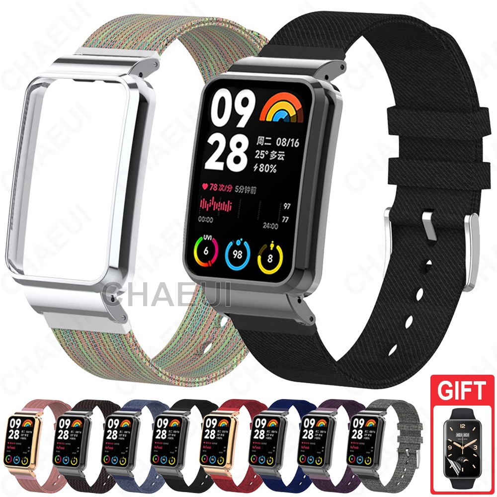 Phụ kiện dây đeo Nylon dệt thay thế vòng tay cho Xiaomi Smart Band 8 9 Pro / Mi Band 7 Pro / Xiaomi 
